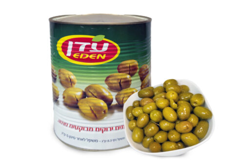 זיתים ירוקים מבוקעים סנטה עדן 5 ק"ג