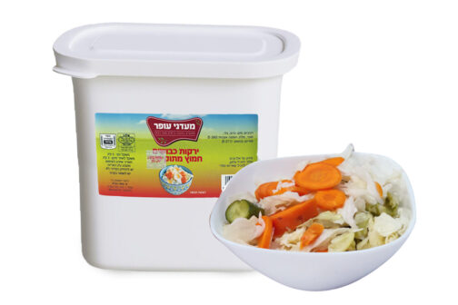 ירקות כבושים חמוץ מתוק סיני 5 ק"ג