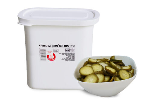 פרוסות מלפפון בתחמיץ 3.5 ק"ג