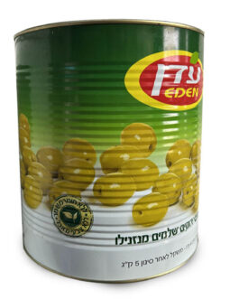 זיתים שחורים שלמים מנזלינו 5 ק"ג עדן